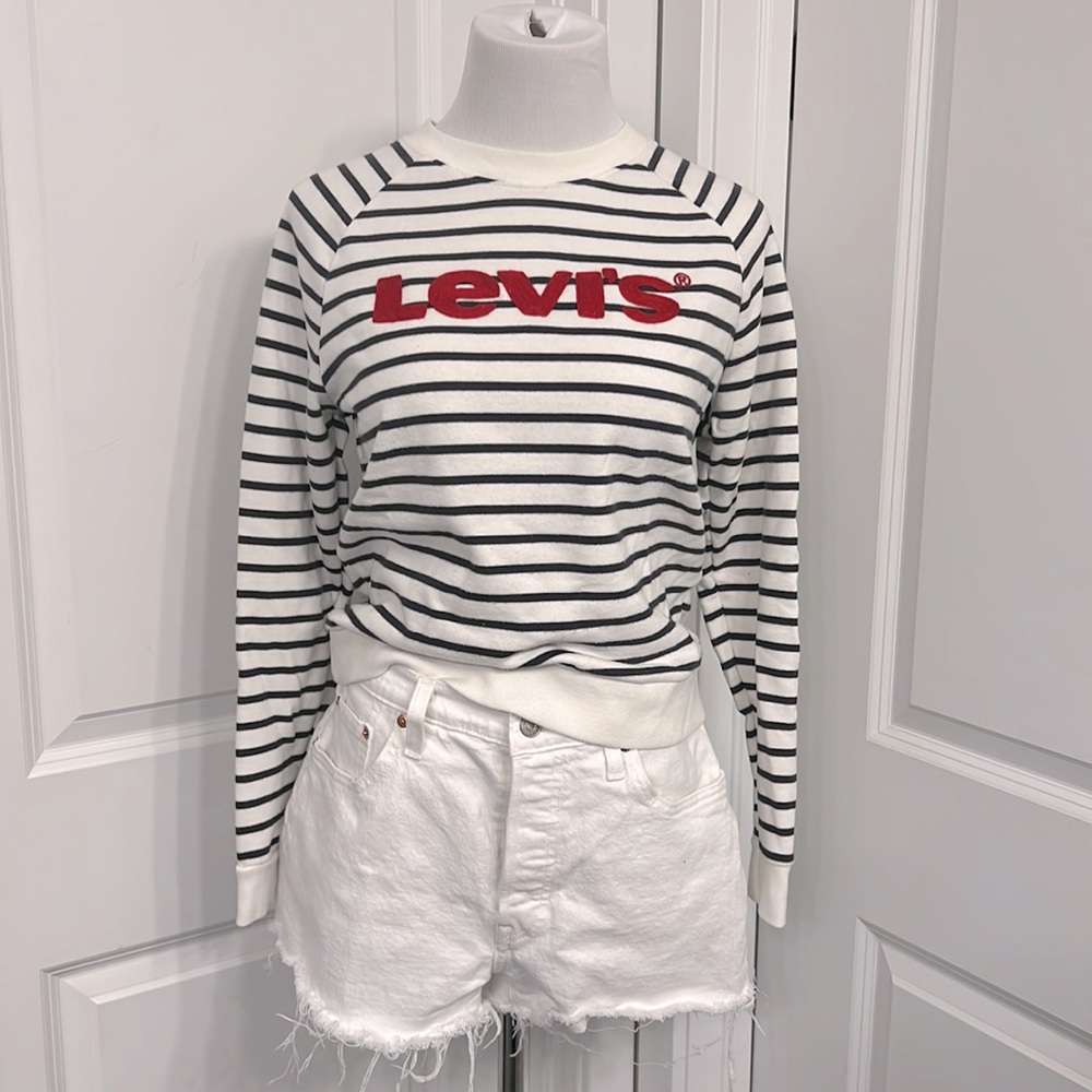 Levi’s Logo Striped Sweater